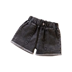 女童夏季牛仔短褲 萱寶媽咪baby童裝館 兒童流蘇牛仔熱褲