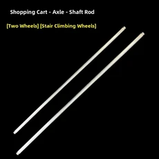 쇼핑 카트 액슬 철봉 이륜 계단 오르기 야채 구매용 손수레 액세서리 솔리드 샤프트 가정용 수납, 04 계단 오르기 차축 [40cm]