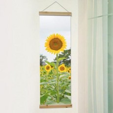 am518-우드스크롤_40CmX120Cm-곧은해바라기, 상세 설명 참조