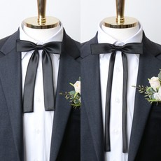 긴 리본 타이 여자 리본 넥타이