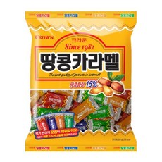 크라운 땅콩카라멜 324g