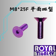 ROYAL 鈦合金螺絲 皿平型, 1個