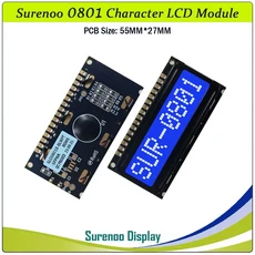 SURENOO 801 0801 8X1 문자 LCD 모듈 LCM 화면 디스플레이 LED, 0801B BLW Parallel