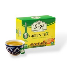 "TOZA" 토자 유기농 녹차 티백 GREEN TEA BAG, 1개, 100개입, 1.5mg