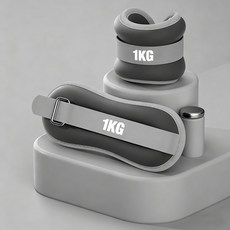 샌드백 각반 운동 달리기 훈련 댄스 손목 발목 웨이트 샌드백 2p 세트 인어미남, 1kg, 블랙