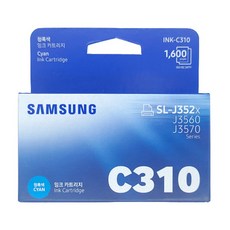 삼성 정품잉크 INK-K310 SL-J3520W J3523W J3525W SJ3560FW, 삼성 정품잉크 INK-C310 파랑, 1개