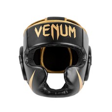 Venum Challenger 頭盔 全罩式高防護拳擊護具, 黑金, 1個