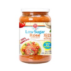 오뚜기 LIGHT&JOY 저당 로제 파스타소스, 600g, 2개