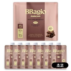 바지오 단백질 쉐이크얌 파우치 7개 45g 초코맛, 상세설명 참조