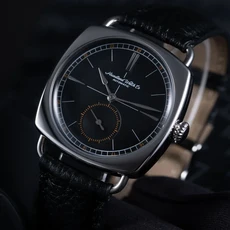 Hruodland 2025 신형 남성 식 시계 Seagull St1701 36mm 스테인리스 방수 100m 사각 가죽