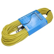 MCSPROAUDIO 15.2m(50피트) 수-암 XLR 마이크 케이블 (오렌지), Yellow