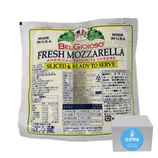 코스트코 벨지오이오소 모짜렐라 슬라이스 치즈 카프레제 생모짜렐라, 907g, 1개
