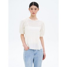 매장정품 에잇세컨즈 8SECONDS 볼륨소매 블라우스 아이보리 115565AY10 109405