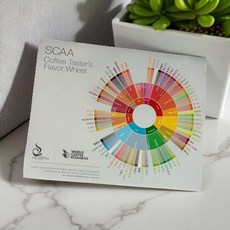 喜奈而 咖啡教學 油畫布 裝飾 攜帶方便 多種款式, 1個, 風味輪20*25