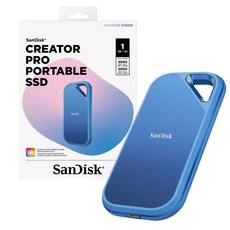 SanDisk Creator Pro 外接式 SSD 固態硬碟, 藍色, 1TB