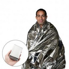 비상 보온 체온 유지 구급 은박 담요 응급 용품 캠핑 여행 비상용 재난 등산 대비, 상세페이지 참조, 1개
