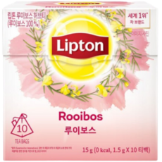립톤 루이보스 허브티 1.5g 10개입, 20박스