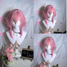 崩壞星穹鐵道 三月七 cosplay 假髮 成品, 商品拍這個, 1個