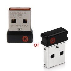 키보드 마우스와 호환되는 USB 동글 수신기 나노 USB 어댑터 6MM과 통합 가능, 7HH301314_HJ, 1개