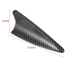 자동차 상어 핀 안테나 탄소 섬유 스즈키 비타라 스위프트 이그니스 SX4 발레노 에르티가 알토 그랜드 비, 02 Carbon fiber black