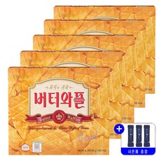 크라운 버터와플 대용량 묶음행사+사은품 증정, 316g, 5개