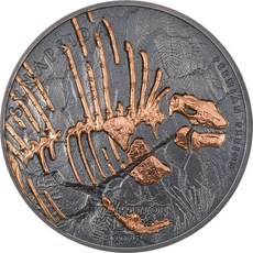 2022 蒙古 生命演化系列 基龍 1盎司銀幣, 1個