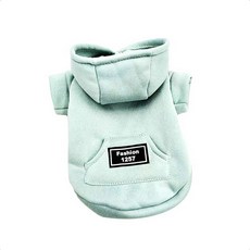 반려 동물 가을 겨울 기모 후드티 의류 개옷 강아지옷 겨울옷, 1개, 레드/L