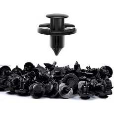 OTUAYAUTO 100PCS 푸시형 리테이너 범퍼 클립 닛산 인피니티용 8mm 펜더 라이너 교체 - 트림 리벳 바디 패스너 OEM: 01553-09321, Fender Liner Clips for Nissan/
