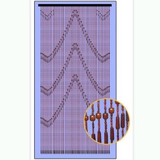 나무 구슬 커튼 주방 투명 여름 쥬얼리 클레아동 집집 대나무발 중문가림막 데코용