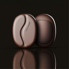 자석 커피콩 모양 온열 손난로 3단계 조절 충전식 휴대용 양면 핫팩 겨울 손난방 보조배터리, 브라운 커피 원두 모델, 단일 모델