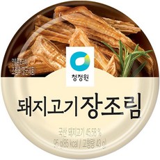 청정원 돼지고기 장조림, 95g, 5개