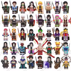 귀멸의칼날 피규어 24종 40종 블록 완구 풀셋 귀칼 탄지로 네츠코 젠이츠 토키토, 풀세트/40종, 1개