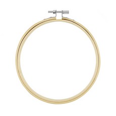 프루마 자수용 원형 수틀 20cm, 1개, 베이지