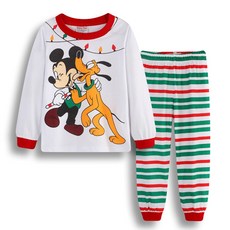 Baby Has 兒童睡衣套裝 聖誕節薄長袖居家服