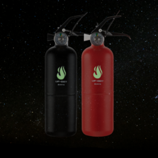 차량용 축광 야광 소화기 UF-007 세이프티유 캠핑용 가정용 사무실 법적 의무화 벌크형(소화기만), 1개, 블랙, 1.45kg