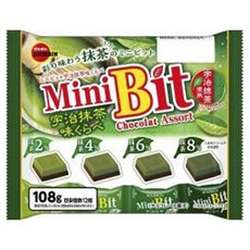 부르본 미니 비트 초콜릿 어쏘트 우지말차맛 비교, 108g, 1개