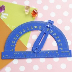 180도 각도조절 각도기, 1개