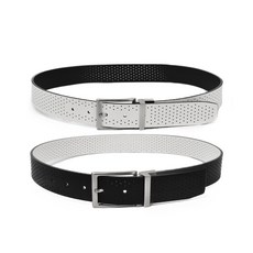 나이키 SG 펀칭 리버서블 남성 양면 골프벨트 S5064, 101 WHITE/BLACK, 1개
