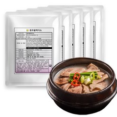 엠에스푸드 돈우골농축액 1kg 5개 고농축 엑기스 육수 사골 돈골 (염1%) 50brix