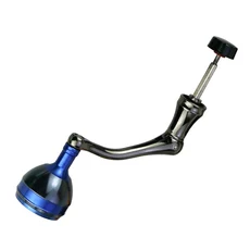 낚시 릴 교체 파워 핸들 풀 메탈 로커 암 크랭크 스피닝 그립 액세서리, 01 China, 02 M Hexagon 1000-5000, 03 Blue