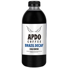 [Apdo.] 압도적인 더치커피 브라질 디카페인 콜드브루 원액 콩의 고소함, 1개, 1개입, 1L