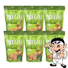 [가락시장갑룡씨] 바삭한 미니 프레첼 와사비맛 800g 1 BOX, 1박스