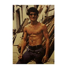 포스터리 다이어트 운동 자극 포스터 46종 헬스 홈트 동기부여 인테리어 벽꾸미기 소품, P101-이소룡