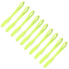 10Pcs 컬러 여성 남성 요가 머리띠 스포츠 미끄럼 방지 탄성 고무 헤어 액세서리, Yellow 10pcs