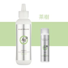 FOOTPURE 經典鞋蜜粉襪 香香蜜粉 除臭鞋粉, 1個, 茶樹精油【加強除味】,10g/瓶