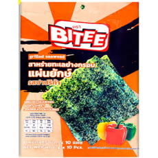 BITEE Paprika風味巨型海苔 酥脆爽口 獨立包裝, 60g, 1個