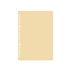 ARZ 活頁本封面 A5/B5 DIY活頁本外殼 筆記本外殼 記事本封面 活頁夾, 鵝黃／A5／20孔, 鵝黃, 1個