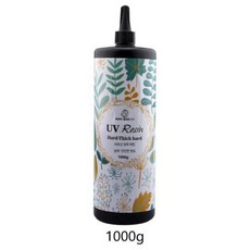 UV레진 레진아트 레진공예 투명 고투명 용액 고점도 만들기, 무취 두꺼운 접착제 1000g