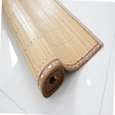 여름용 시원한 스틱 대나무자리 대자리 돗자리 거실 매트 브라운 중형 대나무돗자리 대자리매트
