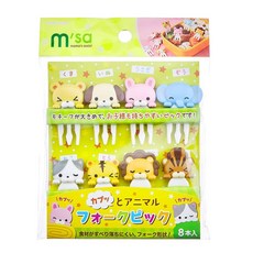m'sa 萬代 麵包超人 哆啦A夢 kt 寶可夢 鬼滅之刃 便當叉 食物叉 水果叉 點心叉, 1個, 8